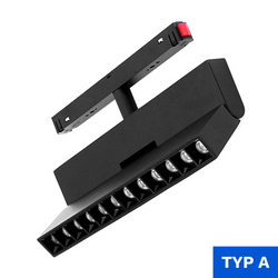 Lampa z diodami do szyn magnetycznych łamana 12W 3000K DDCX-GDZD12